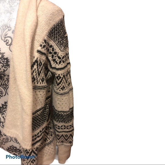 MAURICES open cream and black cardigan - Picture 2 of 7